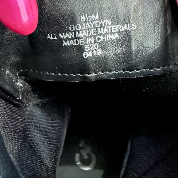 GBG Guess Women's Jayden Black Combat Boots Size 8.5 Ankle Chunky Heel - Picture 10 of 10